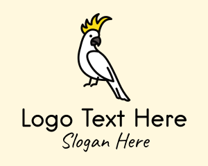 Bird Sanctuary - Cockatoo Bird Jungle logo design