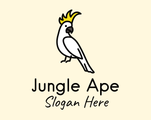 Cockatoo Bird Jungle logo design