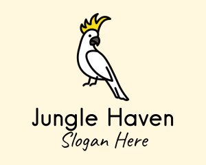 Cockatoo Bird Jungle logo design