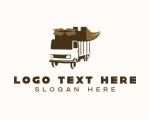 Transport - Delivery Truck Shipping logo design