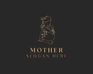 Infant Mother Childcare logo design