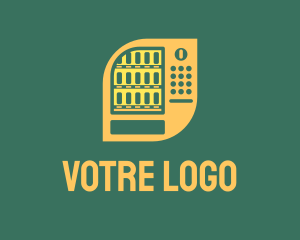 Electronics - Yellow Vending Machine logo design
