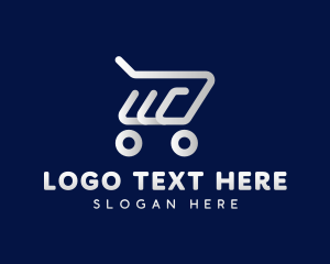 Cart - Grocery Cart Shopping logo design