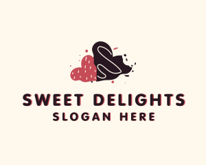 Heart Cookie Bakery logo design