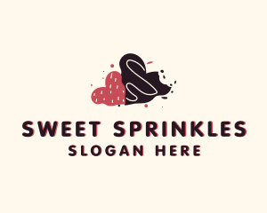 Sprinkles - Heart Cookie Bakery logo design