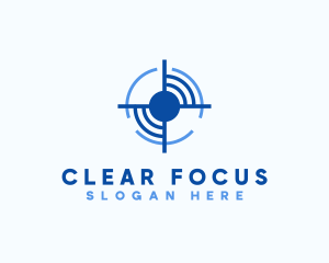 Focus - Crosshair Tactical Precision logo design