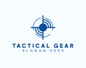 Crosshair Tactical Precision logo design