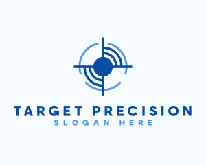 Crosshair Tactical Precision logo design