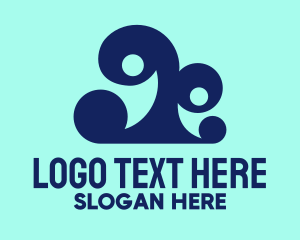 Ngo - Blue Cloud Team logo design