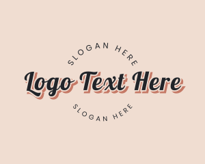 Round Casual Business Logo