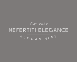 Modern Elegant Brand logo design