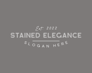 Modern Elegant Brand logo design