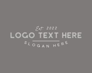 High End - Modern Elegant Brand logo design