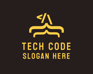 Code - Eagle Code Programming logo design