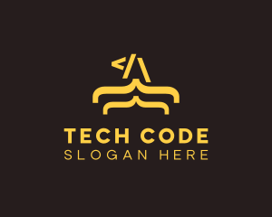 Eagle Code Programming logo design