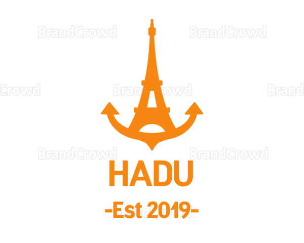 Anchor Eiffel Tower Logo