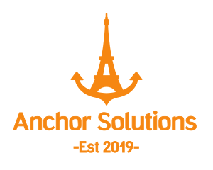 Anchor Eiffel Tower logo design