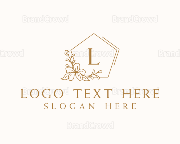 Floral Event Flower Logo