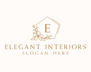 Floral Event Flower logo design