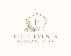 Floral Event Flower logo design