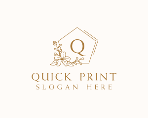 Floral Event Flower logo design