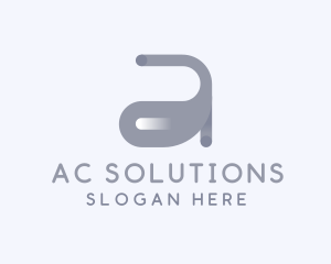 Professional Brand Letter A logo design