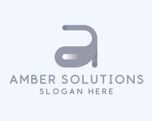 Professional Brand Letter A logo design