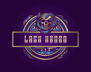 Snake Skull Venom logo design