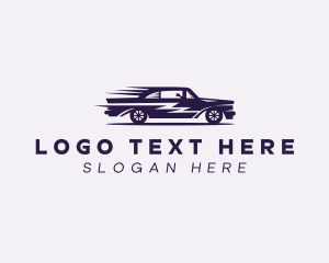 Car Dealer - Fast Purple Car logo design