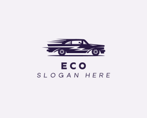 Sports Car - Fast Purple Car logo design