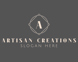 Geometric Minimalist Artisan logo design