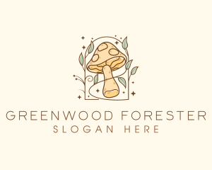 Mushroom Psychedelic Fungi logo design