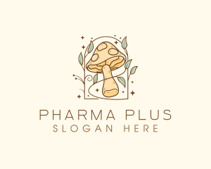 Drugs - Mushroom Psychedelic Fungi logo design