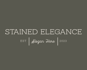 Elegant Clothing Brand logo design