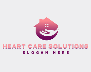 Home Care Charity Hand logo design