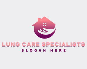 Home Care Charity Hand logo design