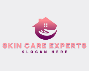 Home Care Charity Hand logo design