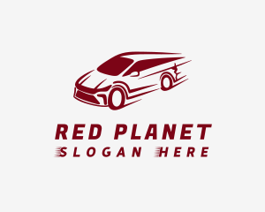 Red Car Speed logo design