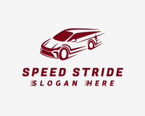 Red Car Speed logo design