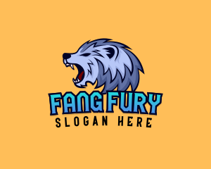 Angry Wolf Fangs logo design