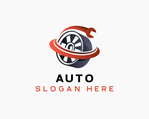 Tire Auto Maintenance logo design