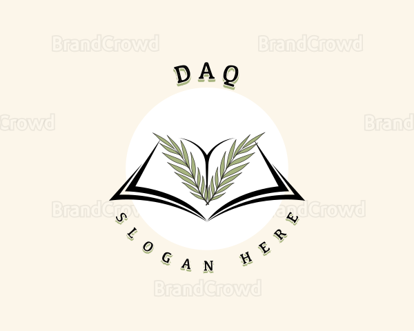 Vintage Book Publisher Logo