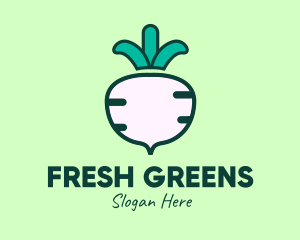 Vegetable - Turnip Vegetable Farm logo design