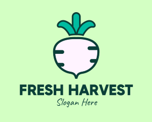 Veggie - Turnip Vegetable Farm logo design