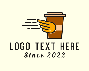 Shop - Coffee Drink Express Delivery logo design