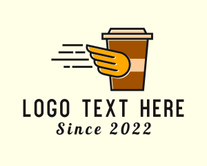 Delivery - Coffee Drink Express Delivery logo design