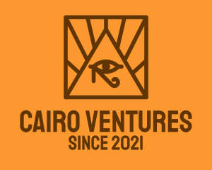 Cairo - Brown Eye of Horus logo design