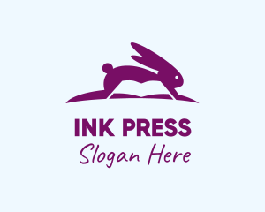 Press - Rabbit Book Publisher logo design