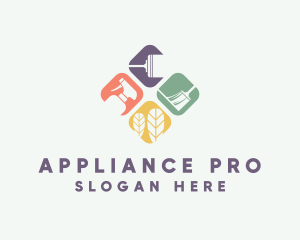 Appliance - Broom Mop Spray Cleaner logo design