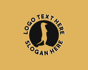 Golden Eagle - Meerkat Zoo Wildlife logo design